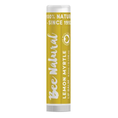 Bee Natural Lip Balm Stick Lemon Myrtle 4.5ml